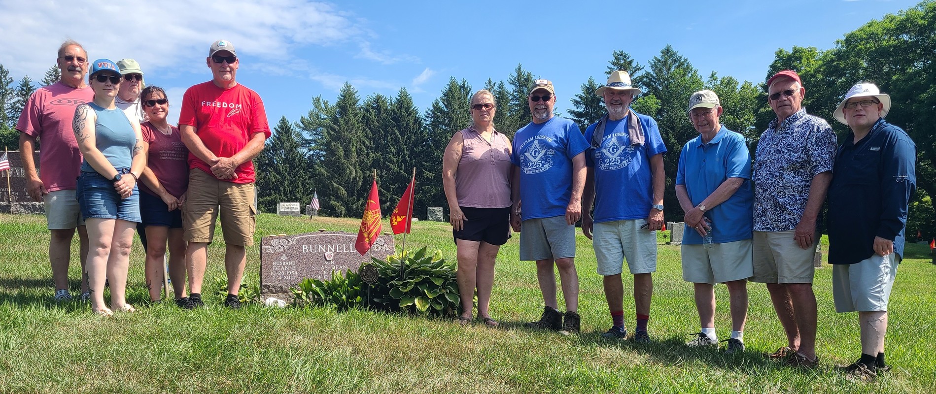 WB Dean Bunnell Graveside
