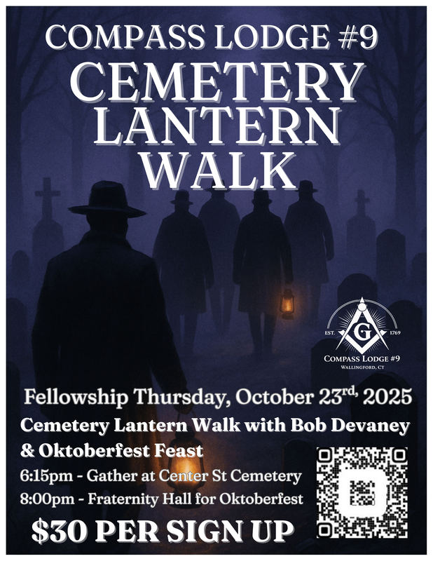 Cemetery Lantern Walk Poster 2